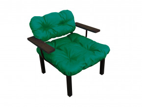 Кресло Дачное зелёная подушка в Губахе - gubaha.magazinmebel.ru | фото