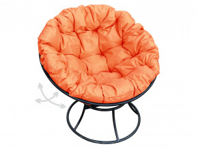 Кресло Папасан пружинка без ротанга оранжевая подушка в Губахе - gubaha.magazinmebel.ru | фото