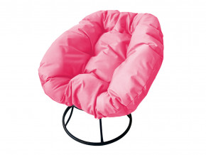 Кресло Пончик без ротанга розовая подушка в Губахе - gubaha.magazinmebel.ru | фото