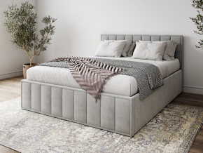 Кровать 1800 Лана серый велюр в Губахе - gubaha.magazinmebel.ru | фото