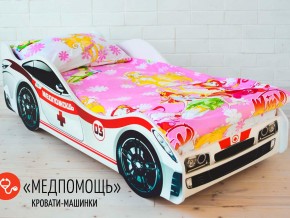 Кровать детская машина Медпомощь в Губахе - gubaha.magazinmebel.ru | фото