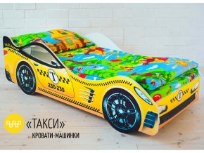 Кровать детская машина Такси в Губахе - gubaha.magazinmebel.ru | фото