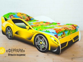 Кровать детская машинка Феррари в Губахе - gubaha.magazinmebel.ru | фото