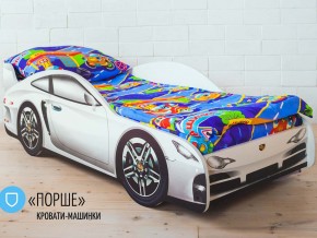 Кровать детская машинка Порше в Губахе - gubaha.magazinmebel.ru | фото