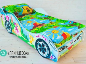 Кровать детская машинка Принцесса в Губахе - gubaha.magazinmebel.ru | фото