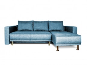 Угловой диван серо-синий с подлокотниками Некст denim в Губахе - gubaha.magazinmebel.ru | фото